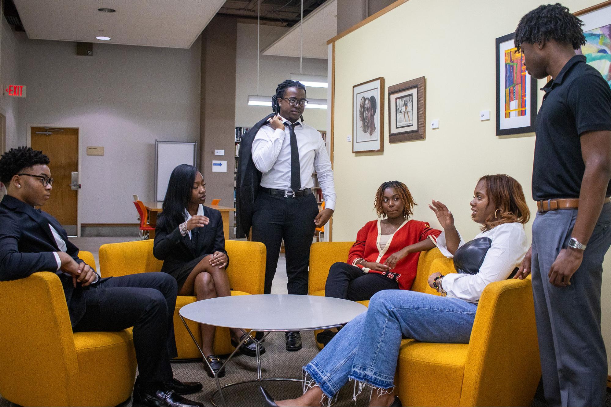 BYEN members connecting on campus